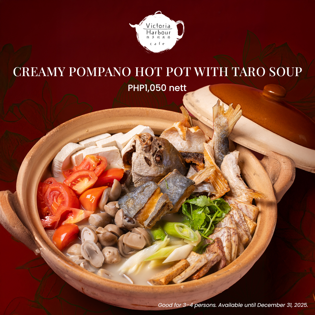 香浓的芋头汤炖出鲜嫩可口的鲳鱼。