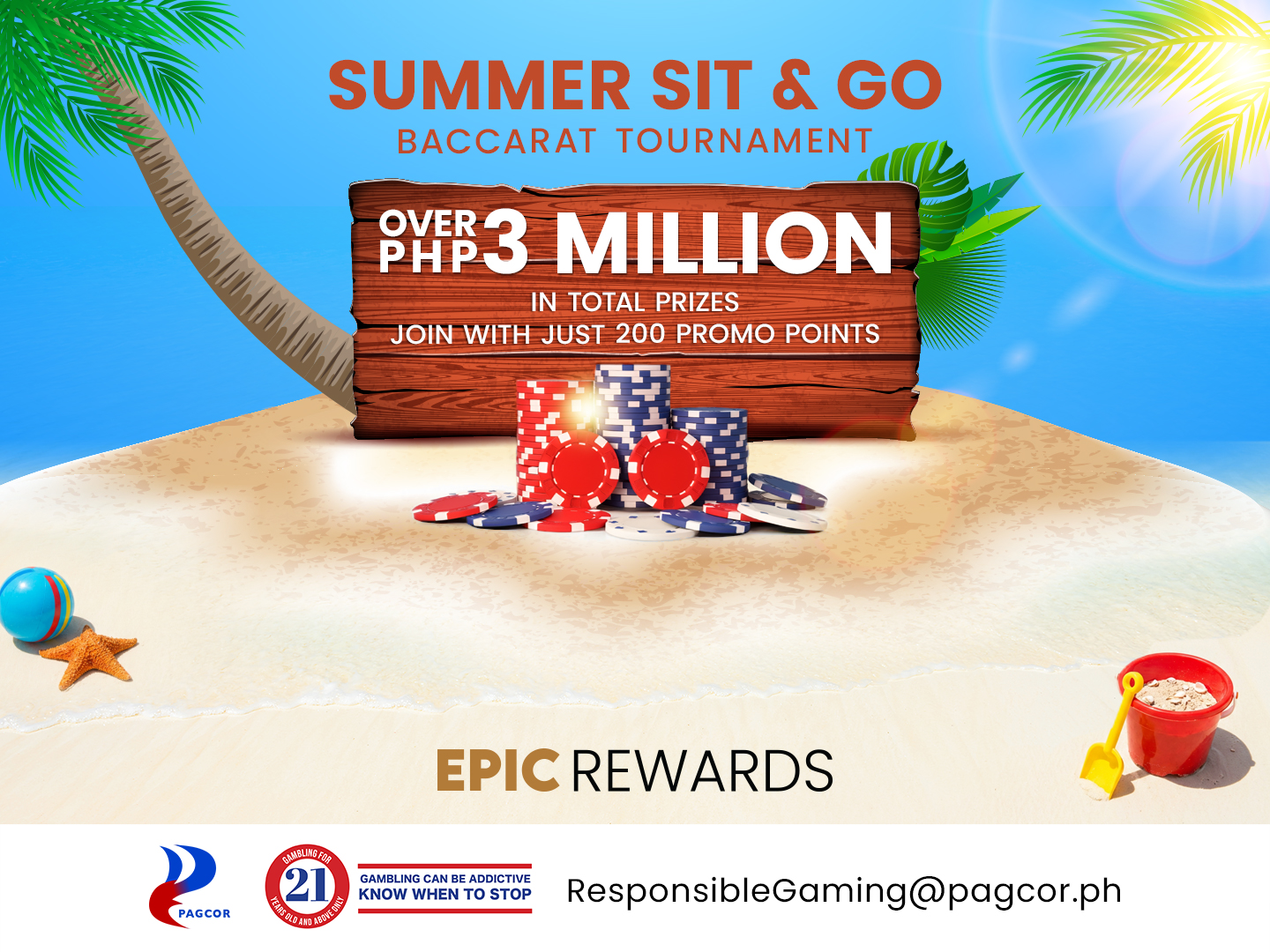 夏季即玩即走百家乐锦标赛